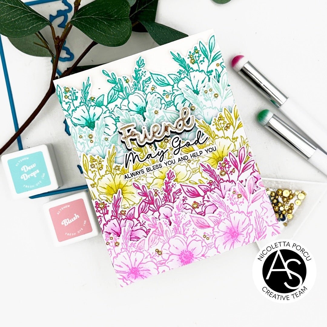 Alex Syberia Designs Bouquet of Blessings Die Set - CraftSource Market: Craft Supplies & Kits Papercraft > Dies > Metal Cutting Dies