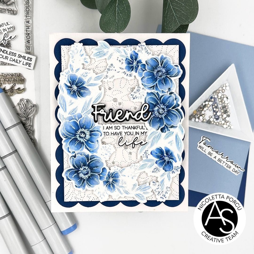 Alex Syberia Designs Bouquet of Blessings Die Set - CraftSource Market: Craft Supplies & Kits Papercraft > Dies > Metal Cutting Dies