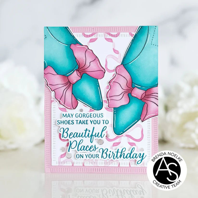 Alex Syberia Designs Bow Shoes BetterPress Plate - CraftSource Market: Craft Supplies & Kits