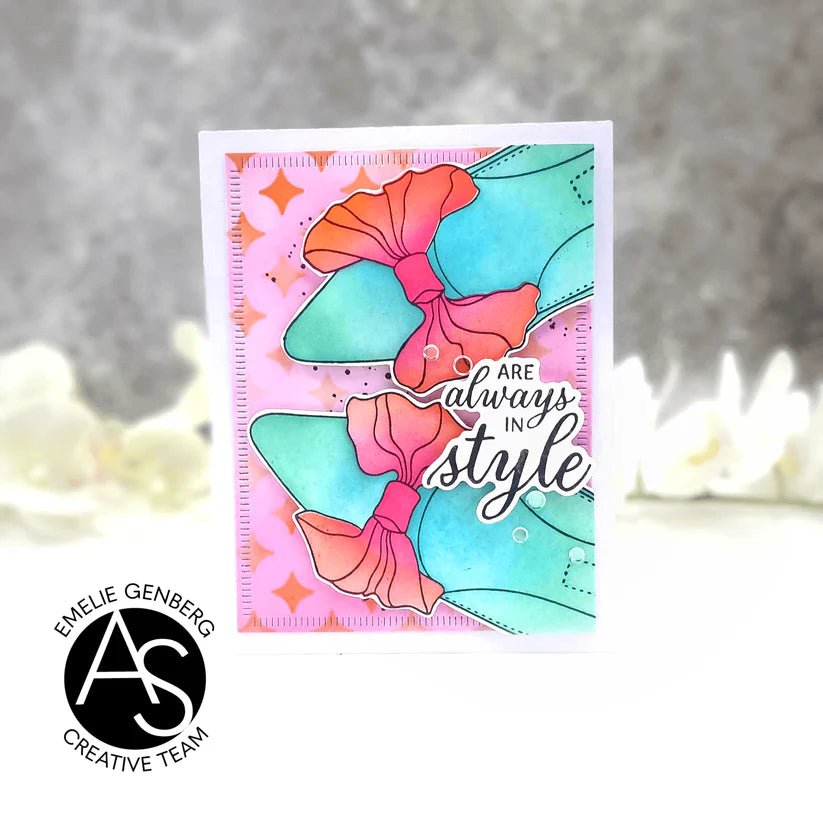 Alex Syberia Designs Bow Shoes BetterPress Plate - CraftSource Market: Craft Supplies & Kits