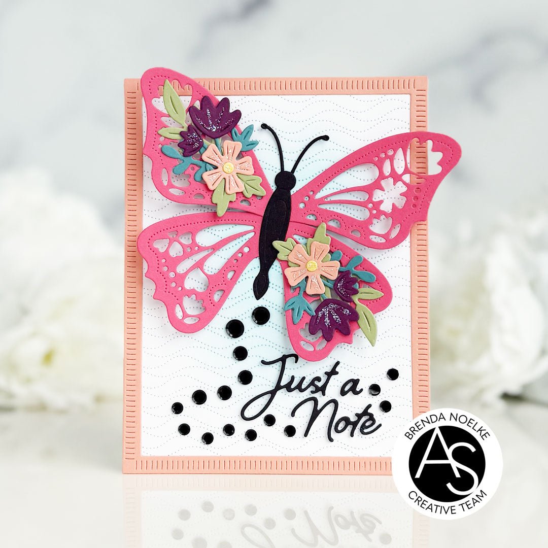 Alex Syberia Designs Butterfly Bliss Die Set - CraftSource Market: Craft Supplies & Kits Papercraft > Dies > Metal Cutting Dies