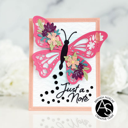 Alex Syberia Designs Butterfly Bliss Die Set - CraftSource Market: Craft Supplies & Kits Papercraft > Dies > Metal Cutting Dies