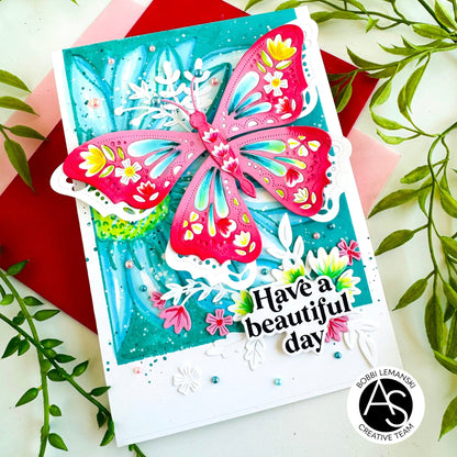 Alex Syberia Designs Butterfly Bliss Die Set - CraftSource Market: Craft Supplies & Kits Papercraft > Dies > Metal Cutting Dies