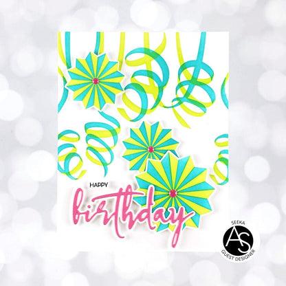 Alex Syberia Designs Carnival Party Stencil and Die Set - CraftSource Market: Craft Supplies & Kits Papercraft > Dies > Metal Cutting Dies