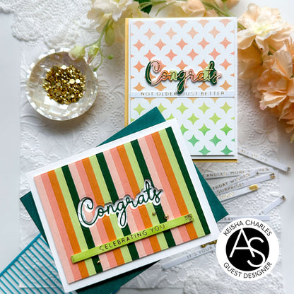 Alex Syberia Designs Celebrations Sentiments Hot Foil Plate - CraftSource Market: Craft Supplies & Kits Foiling and Letterpress