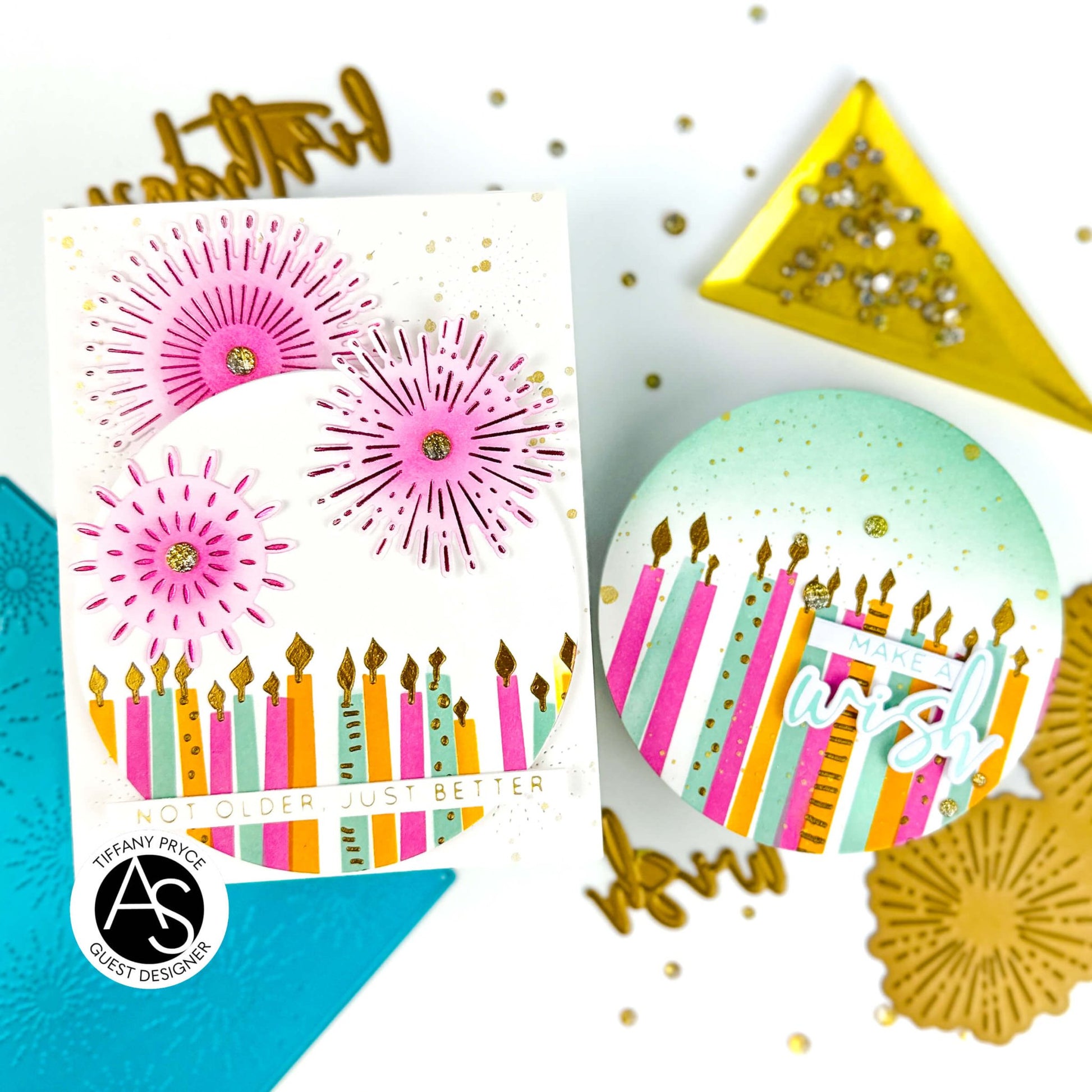 Alex Syberia Designs Celebrations Sentiments Hot Foil Plate - CraftSource Market: Craft Supplies & Kits Foiling and Letterpress