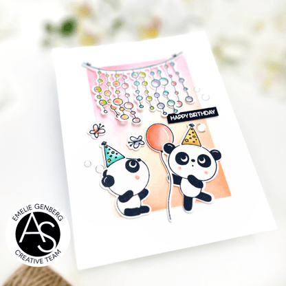 Alex Syberia Designs Celebrations Sentiments Stamp Set - CraftSource Market: Craft Supplies & Kits Papercraft > Stamps > Photopolymer Stamps