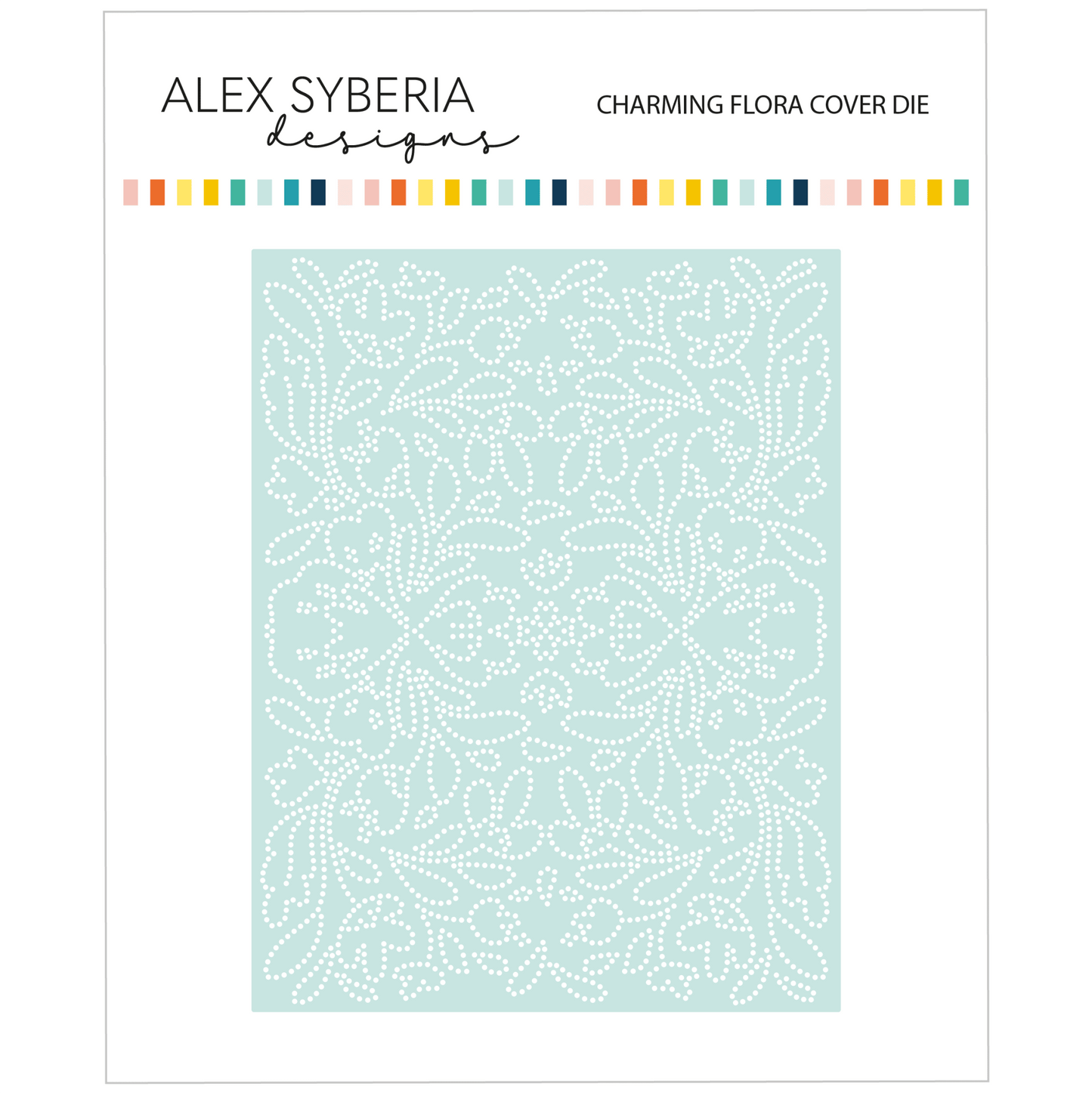 Alex Syberia Designs Charming Flora Cover Die - CraftSource Market: Craft Supplies & Kits Papercraft > Dies > Metal Cutting Dies