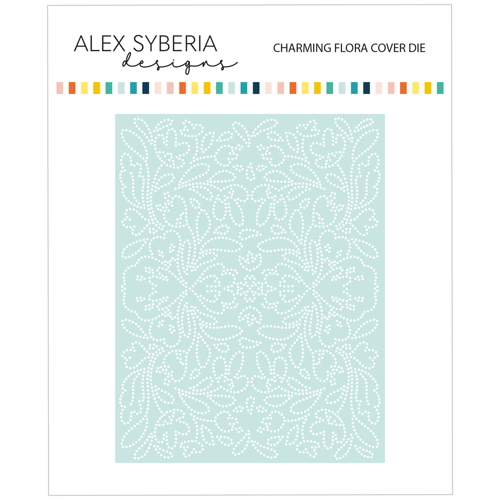 Alex Syberia Designs Charming Flora Cover Die - CraftSource Market: Craft Supplies & Kits Papercraft > Dies > Metal Cutting Dies