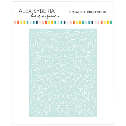 Alex Syberia Designs Charming Flora Cover Die - CraftSource Market: Craft Supplies & Kits Papercraft > Dies > Metal Cutting Dies