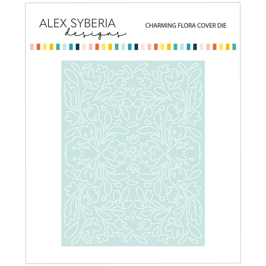 Alex Syberia Designs Charming Flora Cover Die - CraftSource Market: Craft Supplies & Kits Papercraft > Dies > Metal Cutting Dies