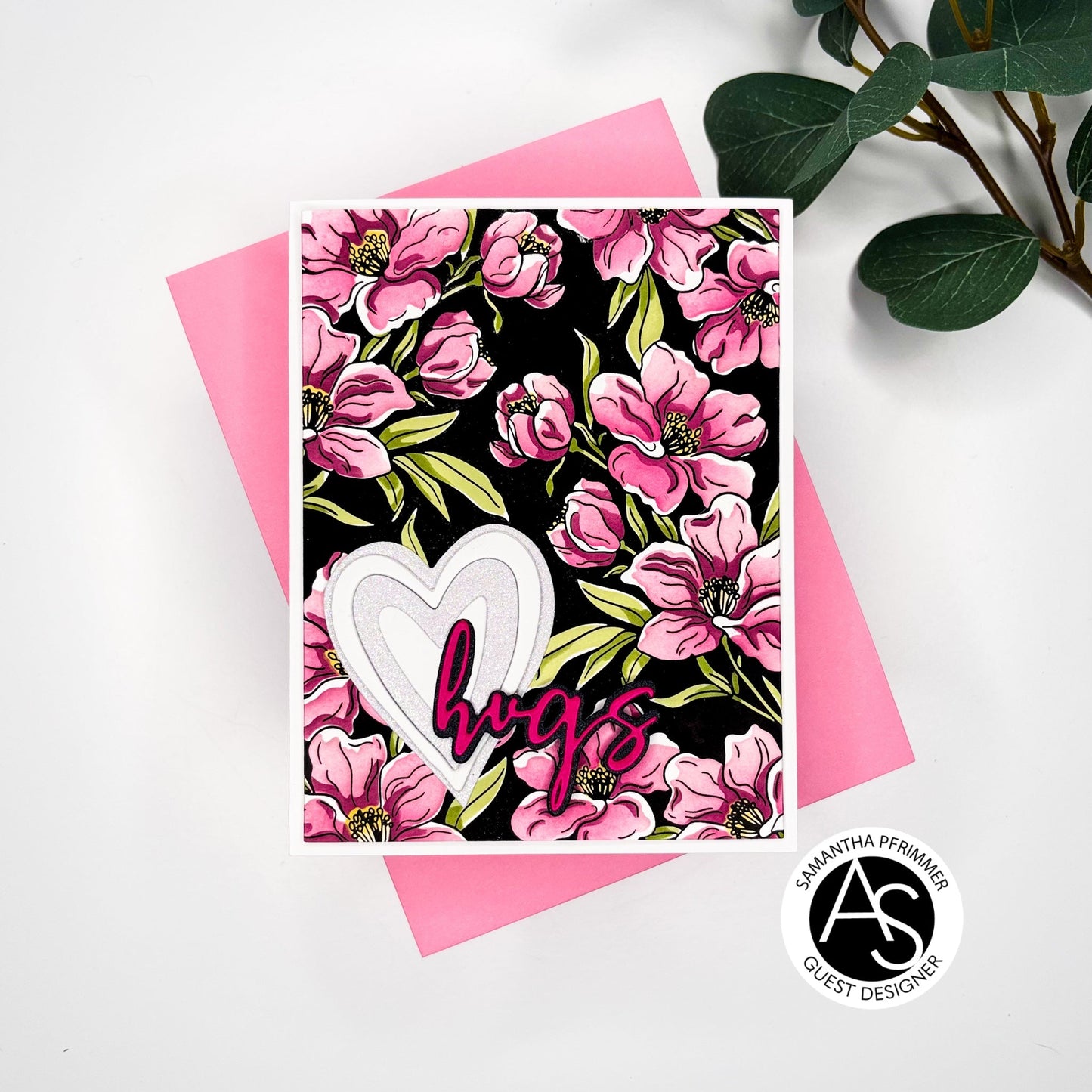 Alex Syberia Designs Charming Floral Background Stencil Set - CraftSource Market: Craft Supplies & Kits Papercraft > Stencils