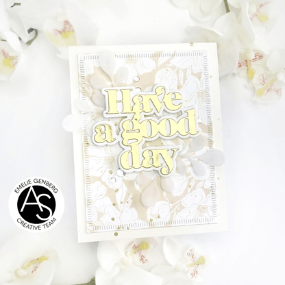 Alex Syberia Designs Charming Floral Background Stencil Set - CraftSource Market: Craft Supplies & Kits Papercraft > Stencils