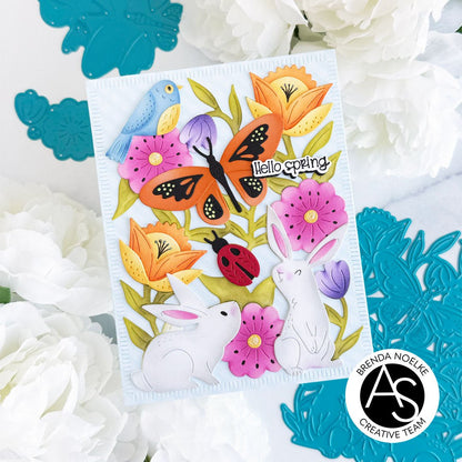 Alex Syberia Designs Cheerful Meadow Die Set - CraftSource Market: Craft Supplies & Kits Papercraft > Dies > Metal Cutting Dies