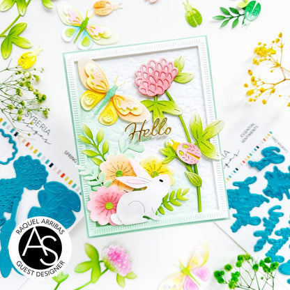 Alex Syberia Designs Cheerful Meadow Die Set - CraftSource Market: Craft Supplies & Kits Papercraft > Dies > Metal Cutting Dies