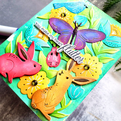 Alex Syberia Designs Cheerful Meadow Die Set - CraftSource Market: Craft Supplies & Kits Papercraft > Dies > Metal Cutting Dies