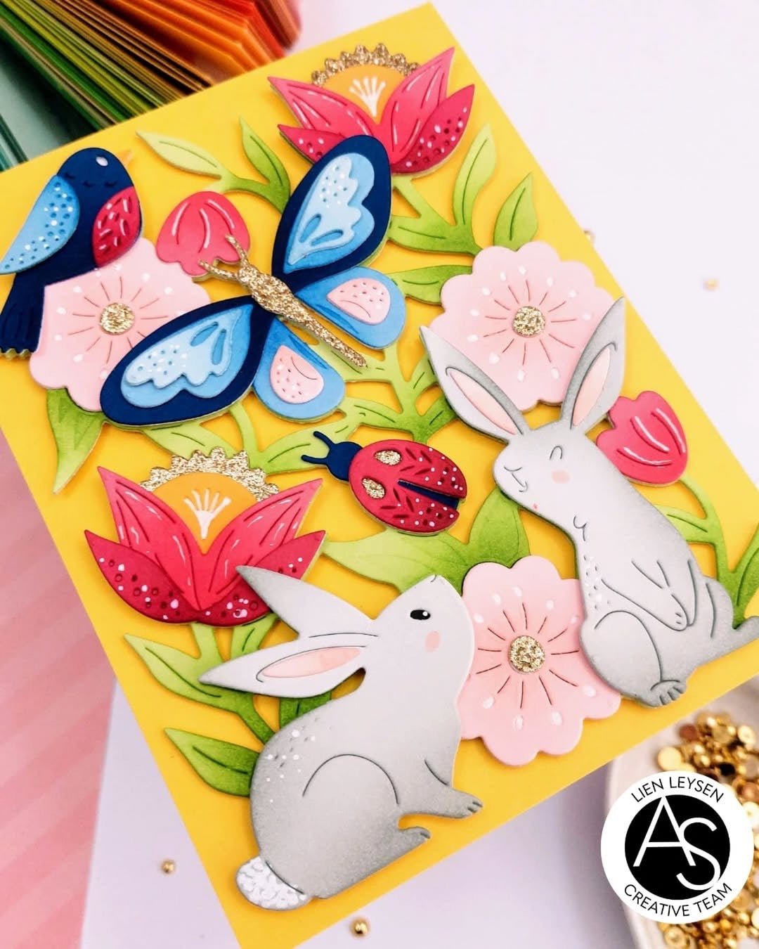 Alex Syberia Designs Cheerful Meadow Die Set - CraftSource Market: Craft Supplies & Kits Papercraft > Dies > Metal Cutting Dies