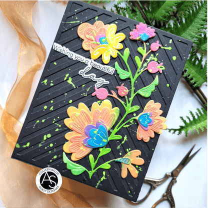 Alex Syberia Designs Chevron Chic Cover Die - CraftSource Market: Craft Supplies & Kits Papercraft > Dies > Metal Cutting Dies