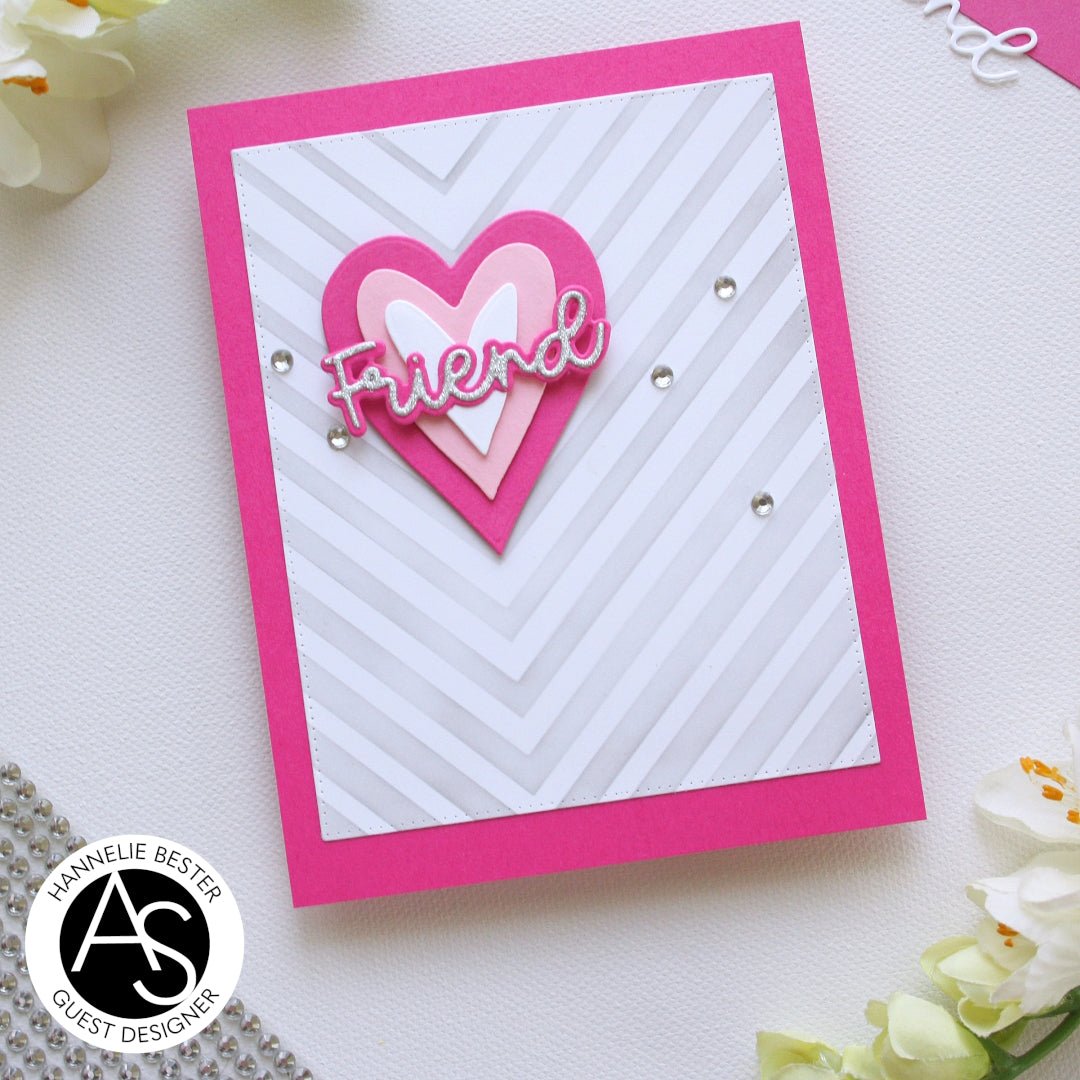 Alex Syberia Designs Chevron Chic Stencil - CraftSource Market: Craft Supplies & Kits Papercraft > Stencils