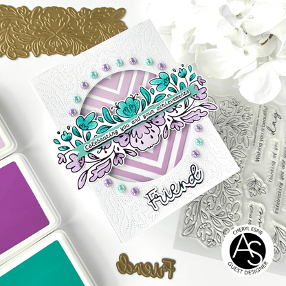 Alex Syberia Designs Chevron Chic Stencil - CraftSource Market: Craft Supplies & Kits Papercraft > Stencils