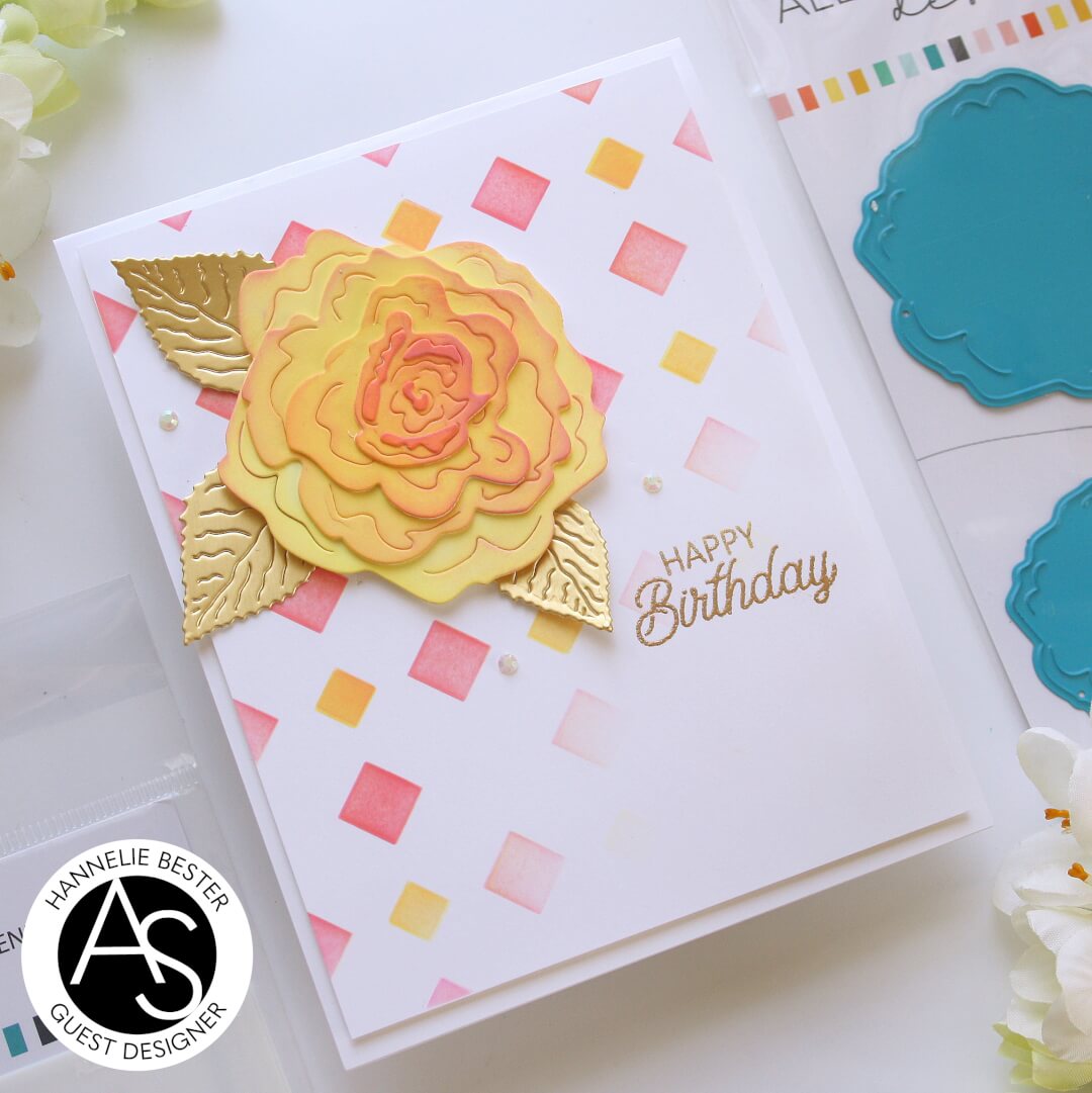 Alex Syberia Designs Chic Roses Layering Die Set - CraftSource Market: Craft Supplies & Kits Papercraft > Dies > Metal Cutting Dies