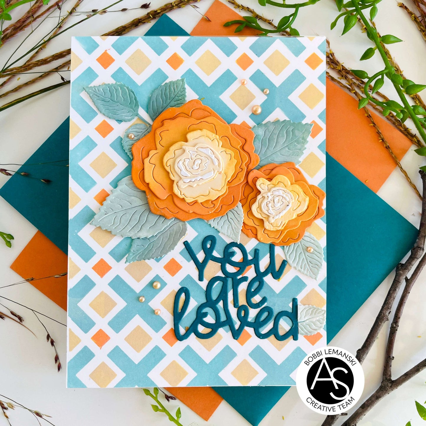 Alex Syberia Designs Chic Roses Layering Die Set - CraftSource Market: Craft Supplies & Kits Papercraft > Dies > Metal Cutting Dies