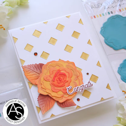 Alex Syberia Designs Chic Roses Layering Die Set - CraftSource Market: Craft Supplies & Kits Papercraft > Dies > Metal Cutting Dies