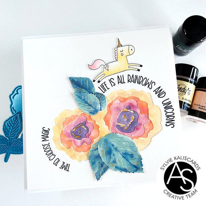 Alex Syberia Designs Chic Roses Layering Die Set - CraftSource Market: Craft Supplies & Kits Papercraft > Dies > Metal Cutting Dies
