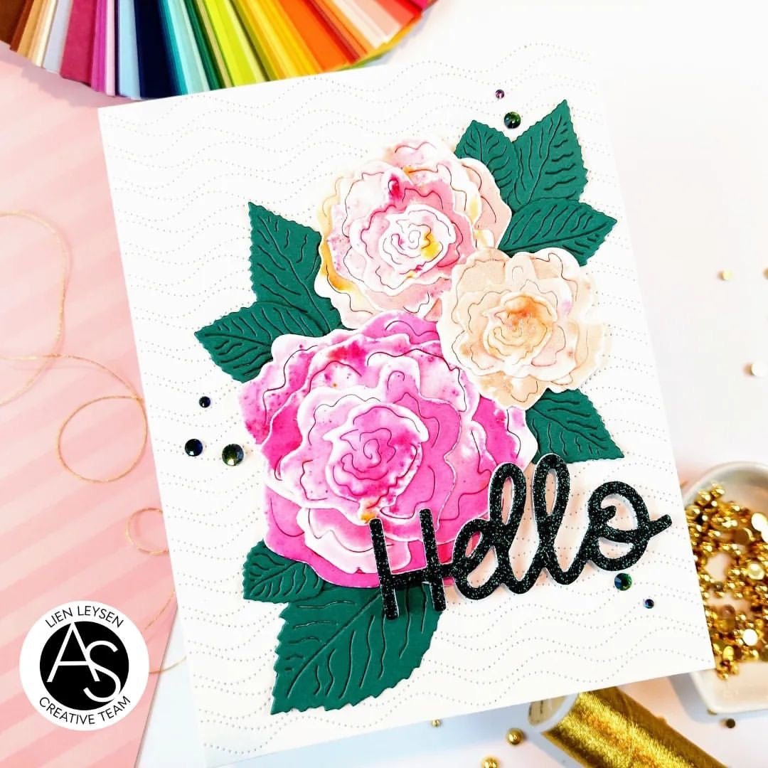 Alex Syberia Designs Chic Roses Layering Die Set - CraftSource Market: Craft Supplies & Kits Papercraft > Dies > Metal Cutting Dies
