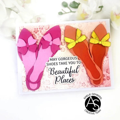 Alex Syberia Designs Chic Shoes Die Set - CraftSource Market: Craft Supplies & Kits Papercraft > Dies > Metal Cutting Dies