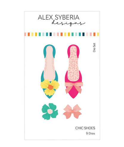 Alex Syberia Designs Chic Shoes Die Set - CraftSource Market: Craft Supplies & Kits Papercraft > Dies > Metal Cutting Dies