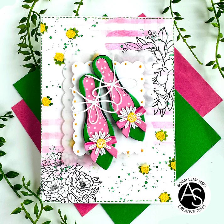 Alex Syberia Designs Chic Shoes Die Set - CraftSource Market: Craft Supplies & Kits Papercraft > Dies > Metal Cutting Dies