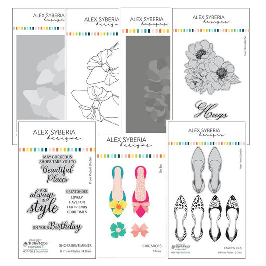 Alex Syberia Designs Chic Shoes Full Release Bundle - CraftSource Market: Craft Supplies & Kits