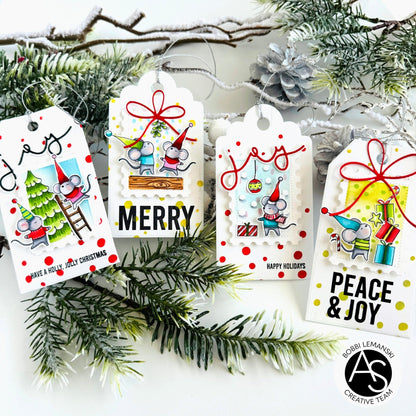 Alex Syberia Designs Christmas Sentiments Stamp Set - CraftSource Market: Craft Supplies & Kits Papercraft > Stamps > Photopolymer Stamps
