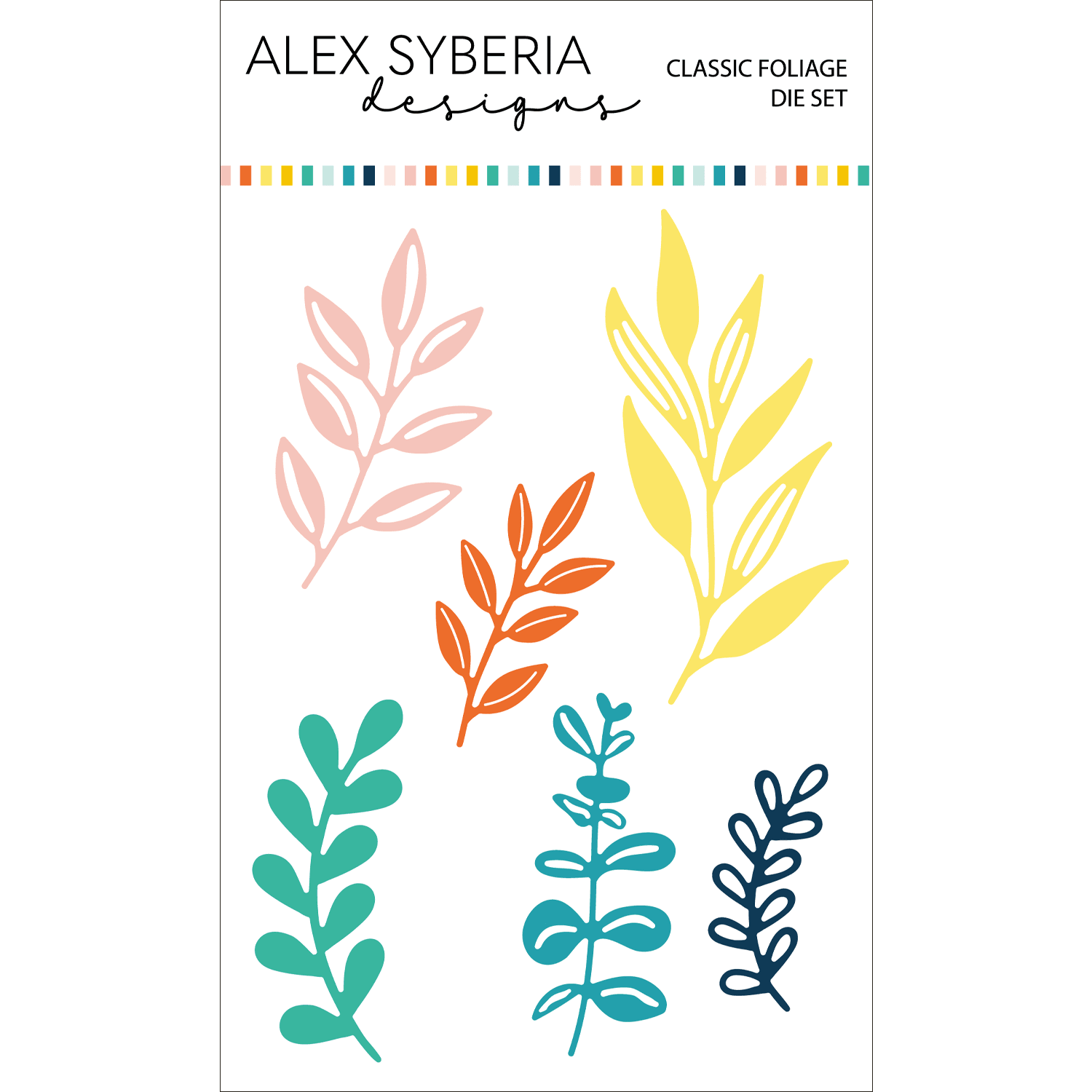 Alex Syberia Designs Classic Foliage Die Set - CraftSource Market: Craft Supplies & Kits Papercraft > Dies > Metal Cutting Dies