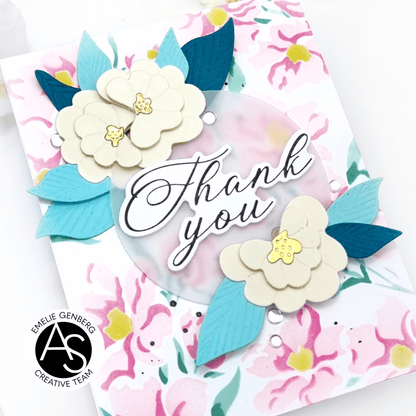 Alex Syberia Designs Classic Sentiments Press Plate & Die Set - CraftSource Market: Craft Supplies & Kits Betterpress