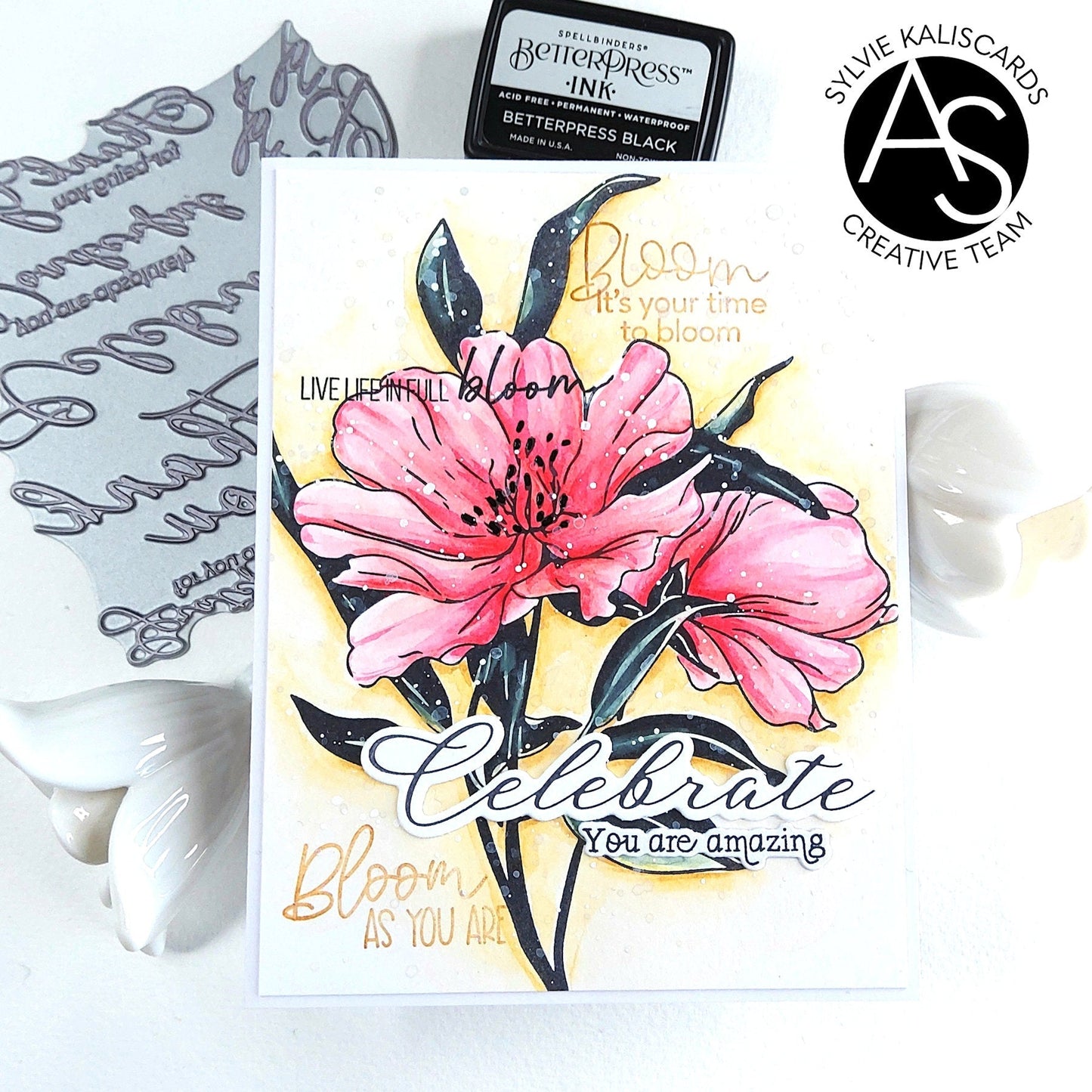 Alex Syberia Designs Classic Sentiments Press Plate & Die Set - CraftSource Market: Craft Supplies & Kits Betterpress