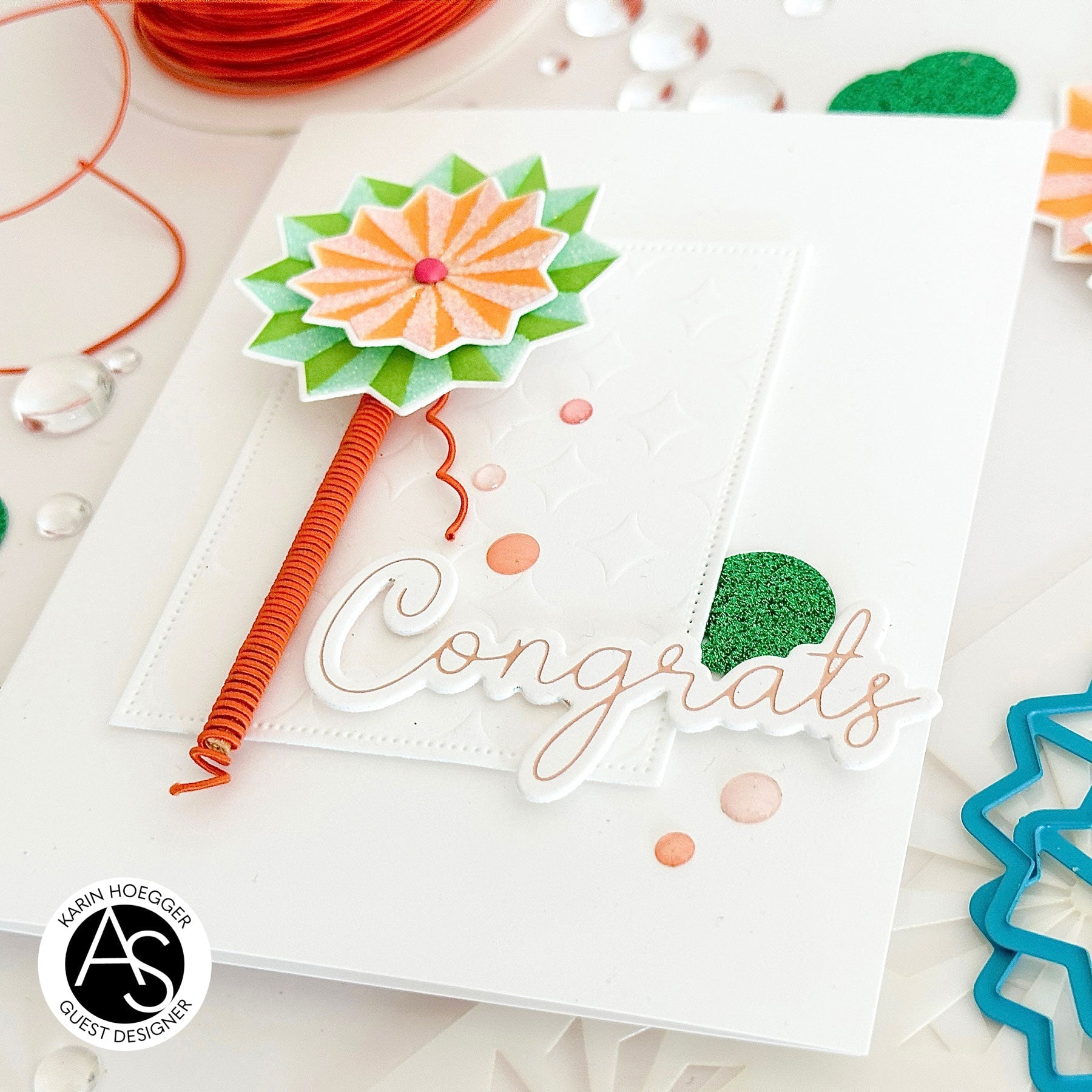 Alex Syberia Designs Congrats & Hooray Die Set - CraftSource Market: Craft Supplies & Kits Papercraft > Dies > Metal Cutting Dies
