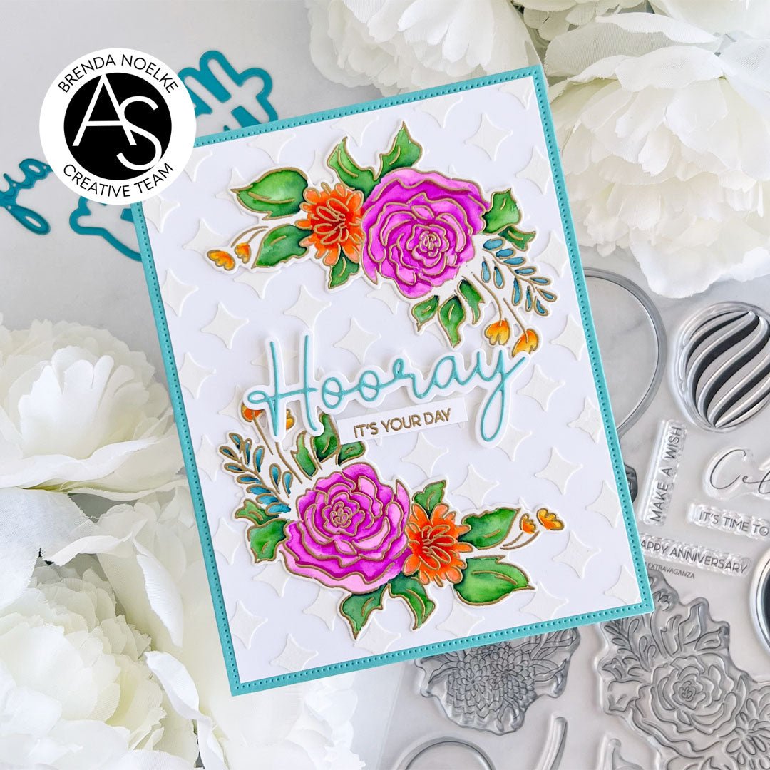 Alex Syberia Designs Congrats & Hooray Die Set - CraftSource Market: Craft Supplies & Kits Papercraft > Dies > Metal Cutting Dies