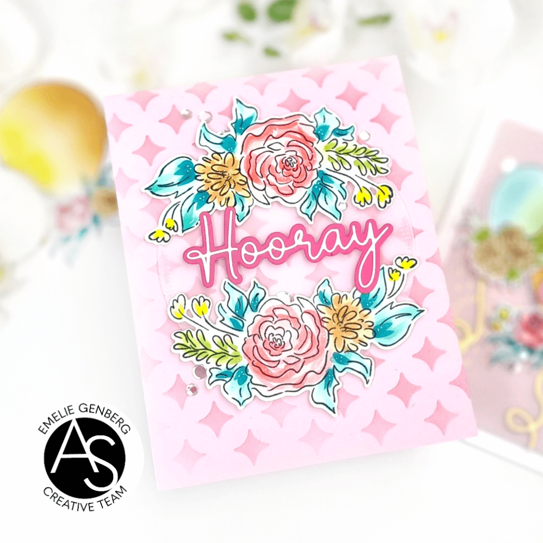 Alex Syberia Designs Congrats & Hooray Die Set - CraftSource Market: Craft Supplies & Kits Papercraft > Dies > Metal Cutting Dies