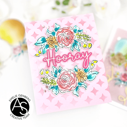 Alex Syberia Designs Congrats & Hooray Die Set - CraftSource Market: Craft Supplies & Kits Papercraft > Dies > Metal Cutting Dies