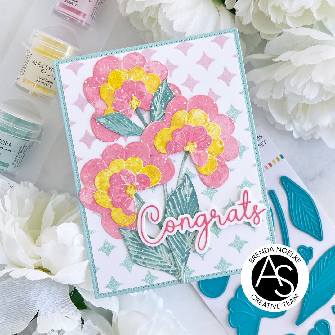 Alex Syberia Designs Congrats & Hooray Die Set - CraftSource Market: Craft Supplies & Kits Papercraft > Dies > Metal Cutting Dies