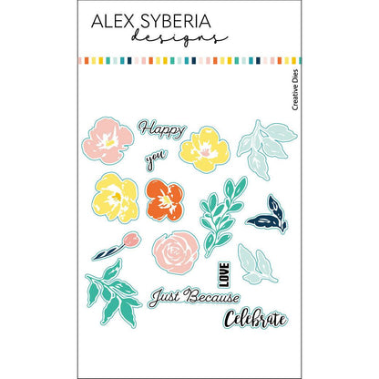 Alex Syberia Designs Create Your Own Happy Die Set - CraftSource Market: Craft Supplies & Kits Papercraft > Dies > Metal Cutting Dies