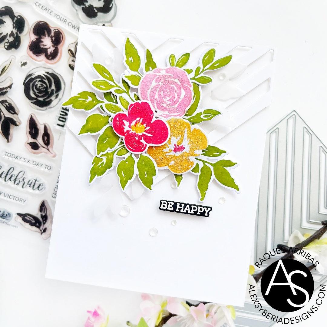 Alex Syberia Designs Create Your Own Happy Stamp Set - CraftSource Market: Craft Supplies & Kits Papercraft > Stamps > Photopolymer Stamps