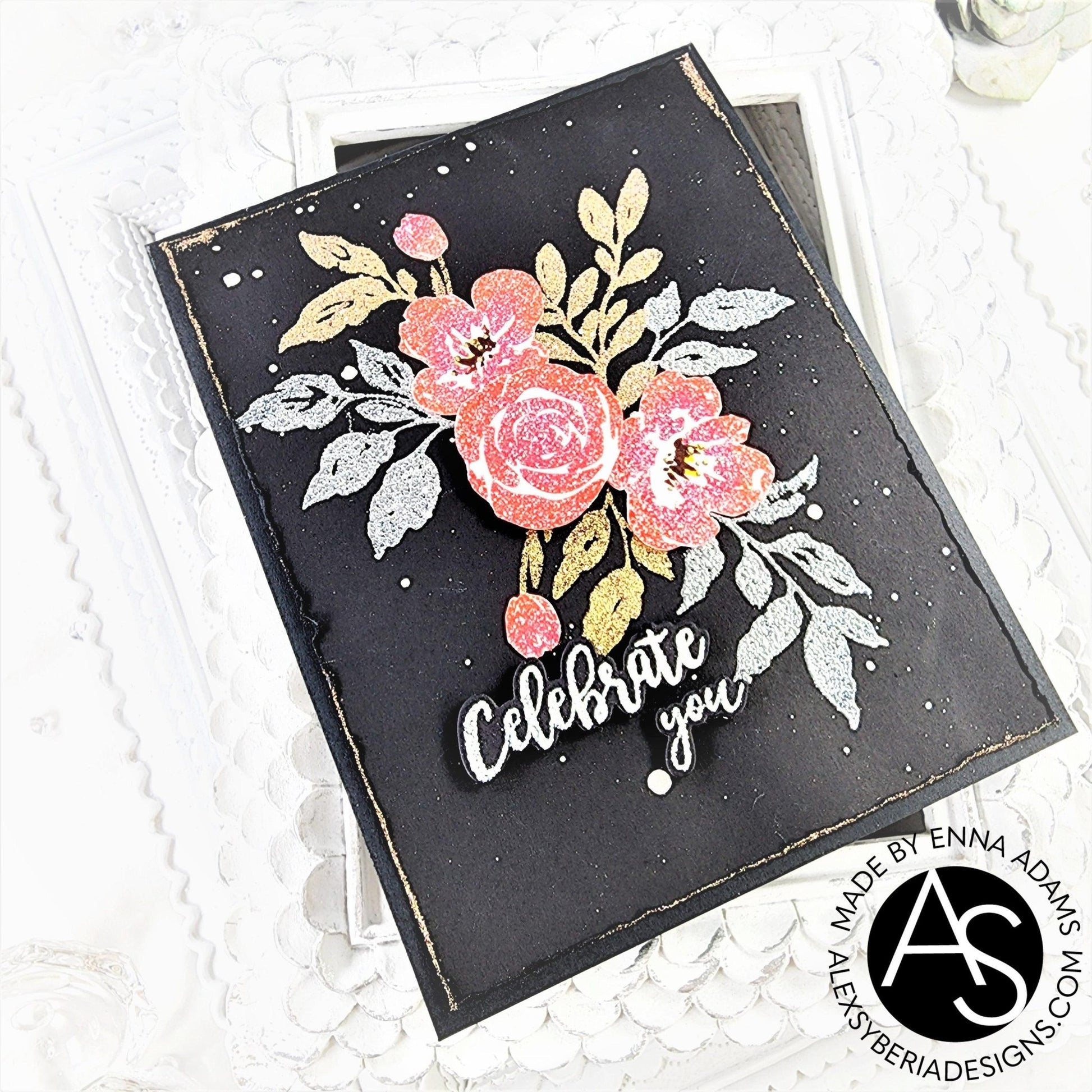 Alex Syberia Designs Create Your Own Happy Stamp Set - CraftSource Market: Craft Supplies & Kits Papercraft > Stamps > Photopolymer Stamps
