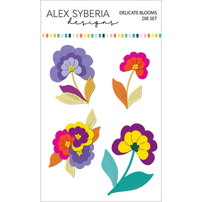 Alex Syberia Designs Delicate Blooms Die Set - CraftSource Market: Craft Supplies & Kits Papercraft > Dies > Metal Cutting Dies