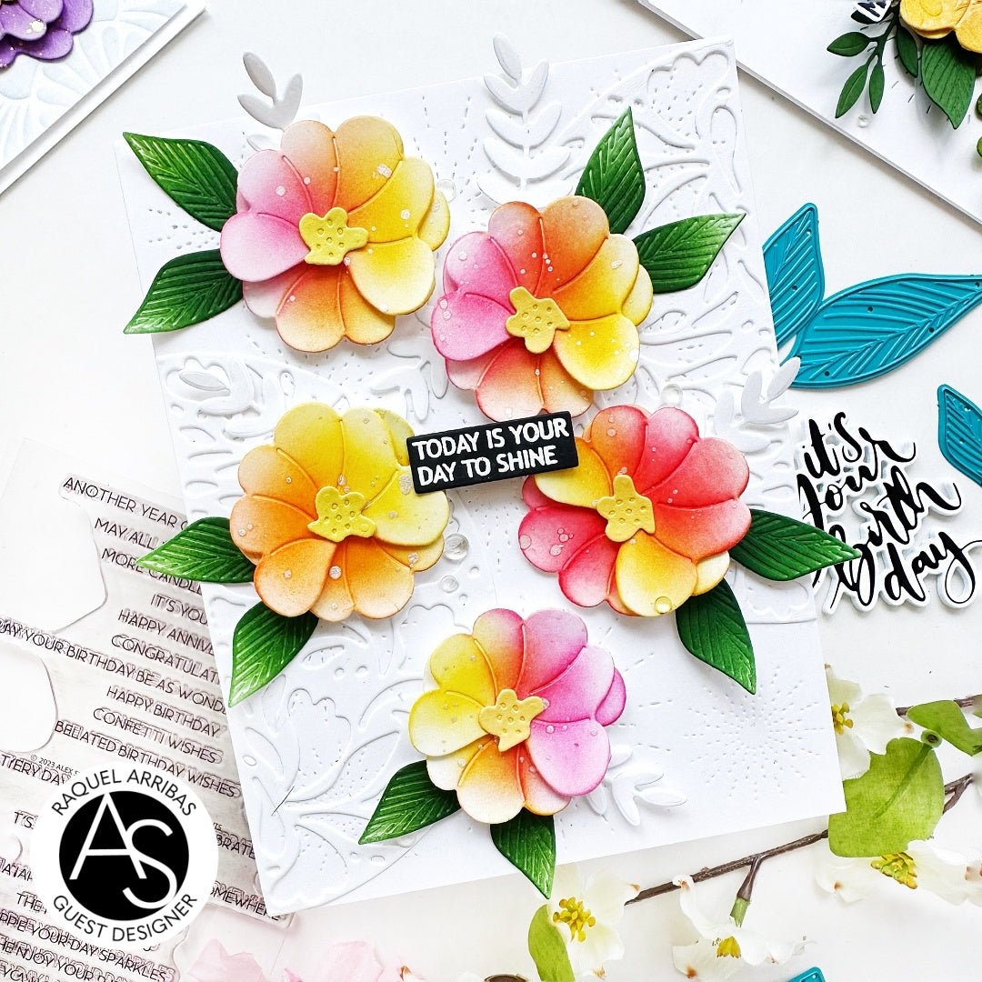 Alex Syberia Designs Delicate Blooms Die Set - CraftSource Market: Craft Supplies & Kits Papercraft > Dies > Metal Cutting Dies