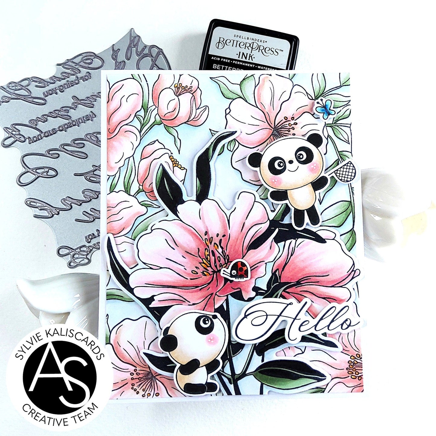 Alex Syberia Designs Elegant Blooms Press Plate & Die Set - CraftSource Market: Craft Supplies & Kits Betterpress