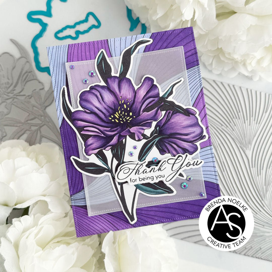 Alex Syberia Designs Elegant Blooms Press Plate & Die Set - CraftSource Market: Craft Supplies & Kits Betterpress