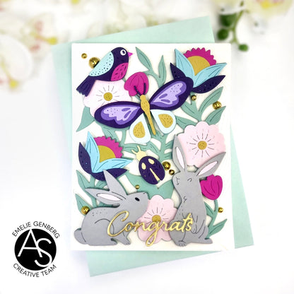 Alex Syberia Designs Essential Sentiments Die Set - CraftSource Market: Craft Supplies & Kits Papercraft > Dies > Metal Cutting Dies